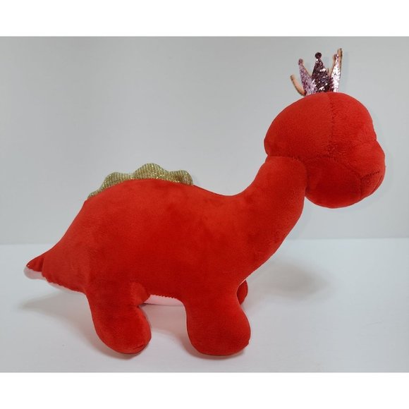 Fengtuo International Ltd. Red Dinosaur Plush Stuffed Animal Wild About You Toy - Picture 4 of 9